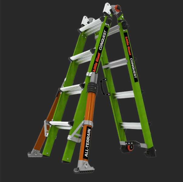 Multifunctional combination ladder