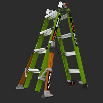 Multifunctional combination ladder